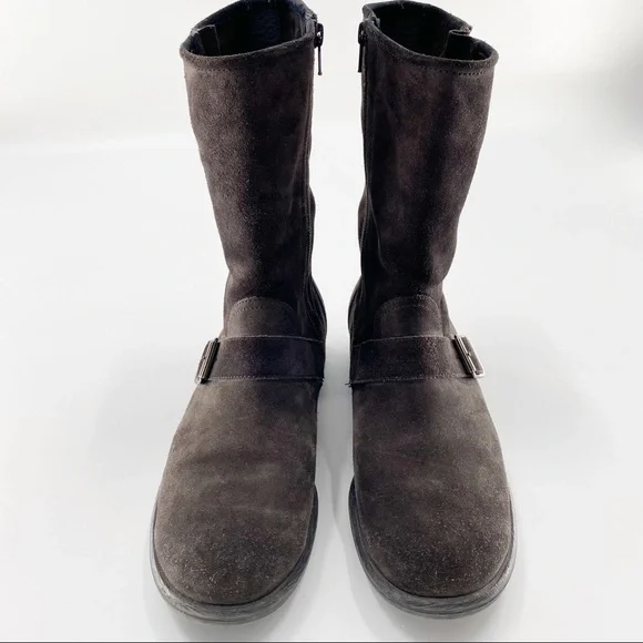 Paul Green Adison Dark Grey Suede Boots US Sz 9.5 - Picture 3 of 10